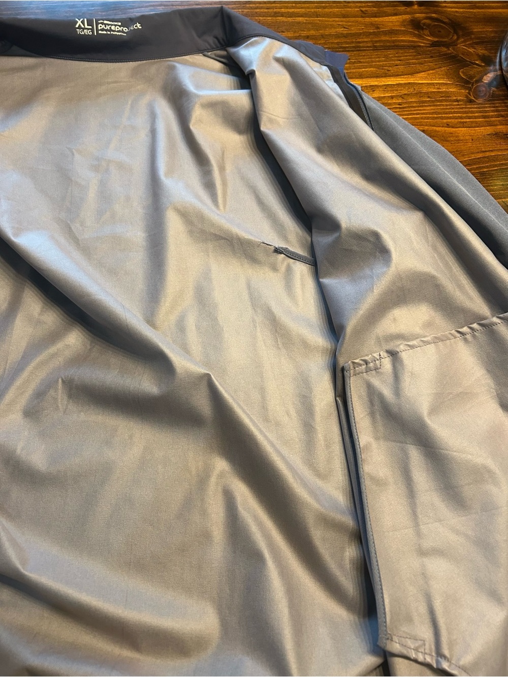 Brooks PureProject Men’s XL Blue Full-Zip Track Running Jacket Windbreaker - Picture 5 of 12